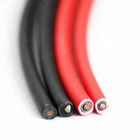Красный цвет черноты кабеля двойного ядра кабеля 2 ПВ изоляции СЛПЭ солнечного солнечный