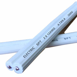 Белым кабель шнура СПТ цвета чистым медным изолированный проводником параллельный