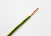 Китай Теплостойкий желтый цвет зеленого цвета провода изоляции ПВК кабеля ядра ПВК одиночный компания